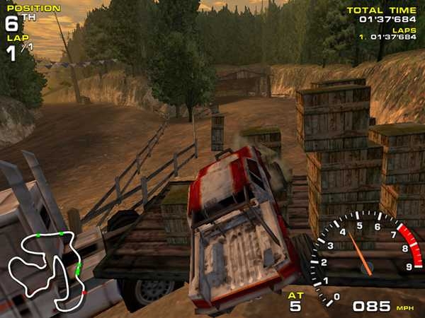 Скриншот из игры Off-Road Redneck Racing под номером 3