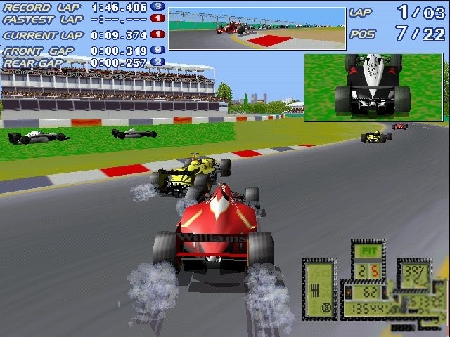 Скриншот из игры Official Formula 1 Racing под номером 10