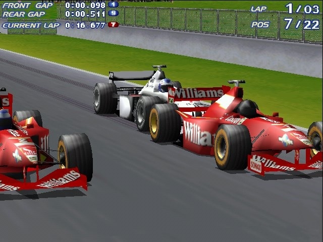 Скриншот из игры Official Formula 1 Racing под номером 11