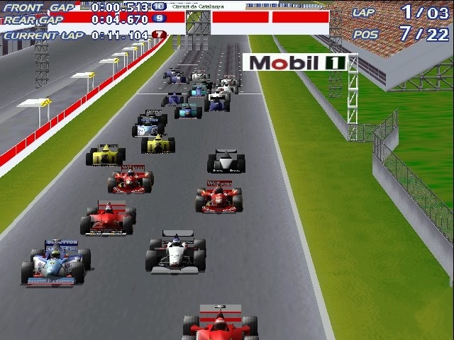 Скриншот из игры Official Formula 1 Racing под номером 4