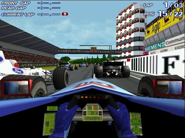 Скриншот из игры Official Formula 1 Racing под номером 6