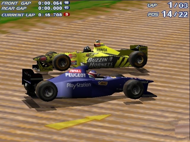 Скриншот из игры Official Formula 1 Racing под номером 7