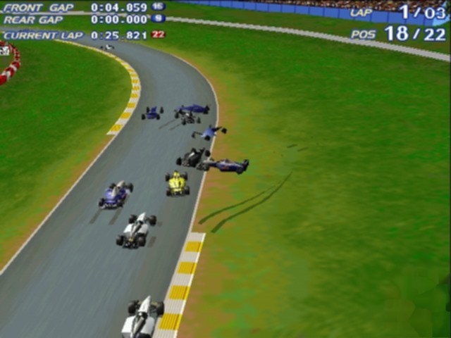 Скриншот из игры Official Formula 1 Racing под номером 9