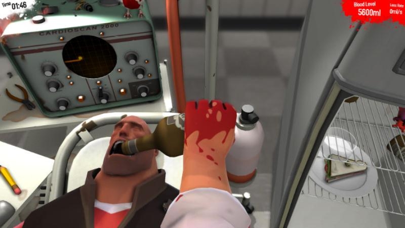 Скриншот из игры Surgeon Simulator 2013 под номером 3