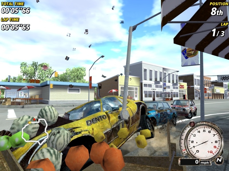 Скриншот из игры FlatOut под номером 4