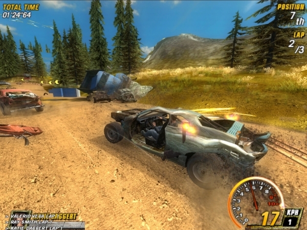 Скриншот из игры FlatOut 2 под номером 3