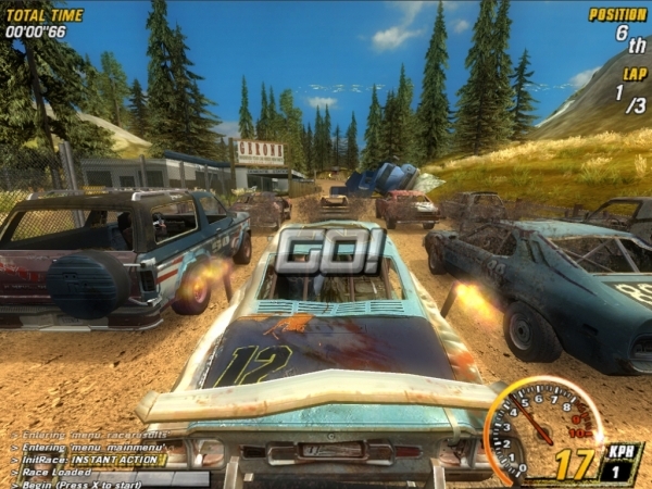 Скриншот из игры FlatOut 2 под номером 4