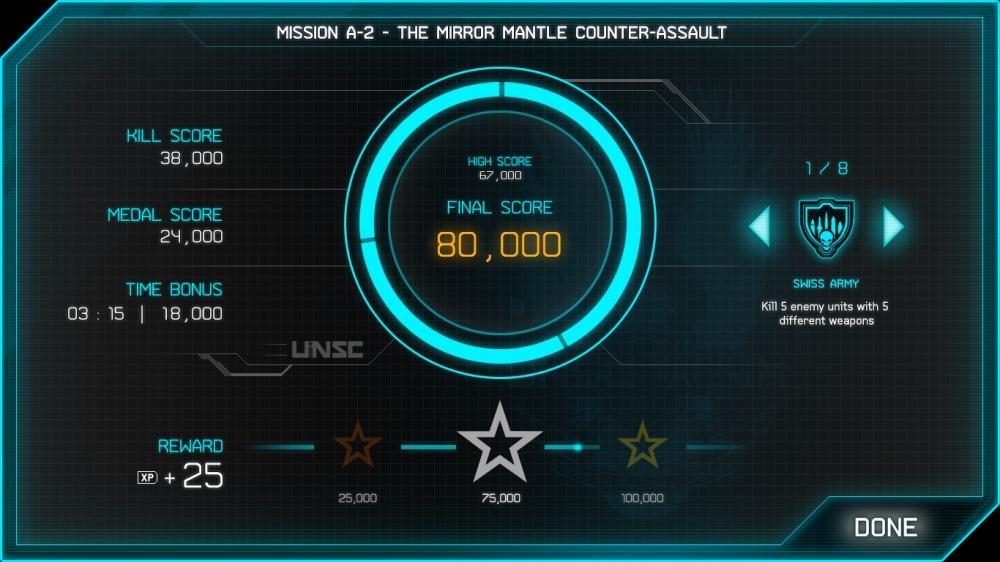 Скриншот из игры Halo: Spartan Assault под номером 27