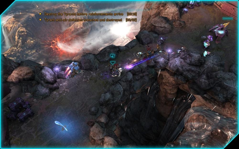 Скриншот из игры Halo: Spartan Assault под номером 33