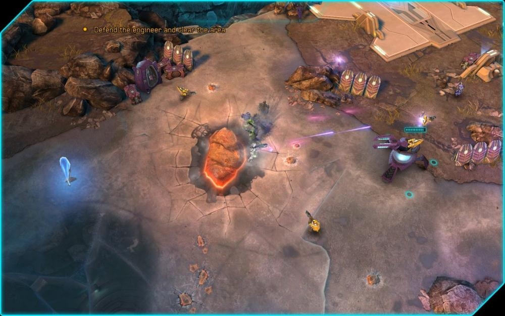 Скриншот из игры Halo: Spartan Assault под номером 35