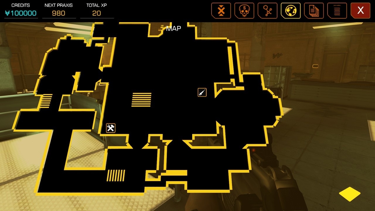Скриншот из игры Deus Ex: The Fall под номером 61