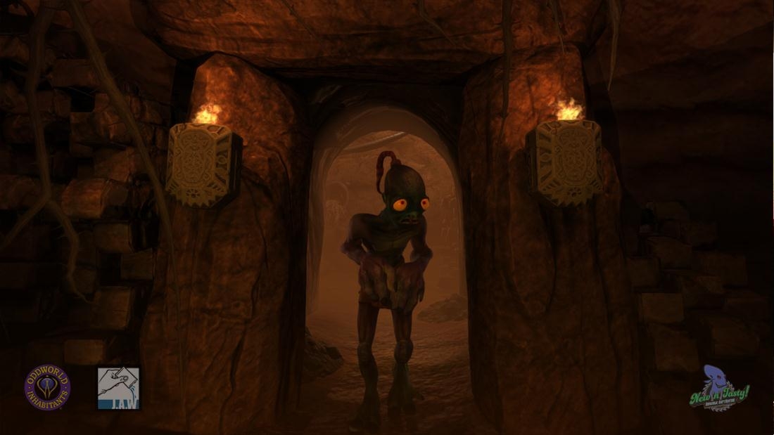 Скриншот из игры Oddworld: Abe