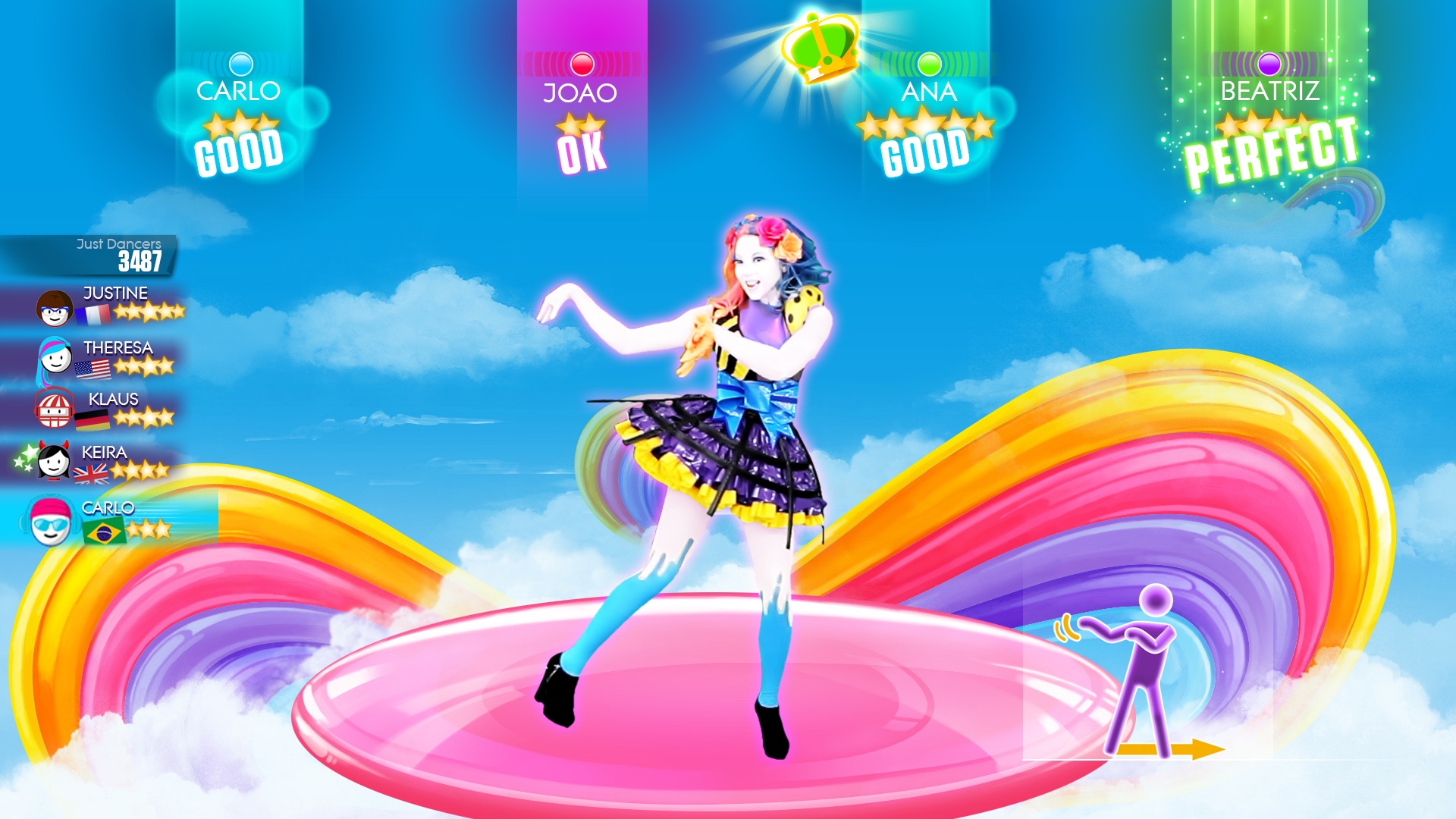 Скриншот из игры Just Dance 2014 под номером 14