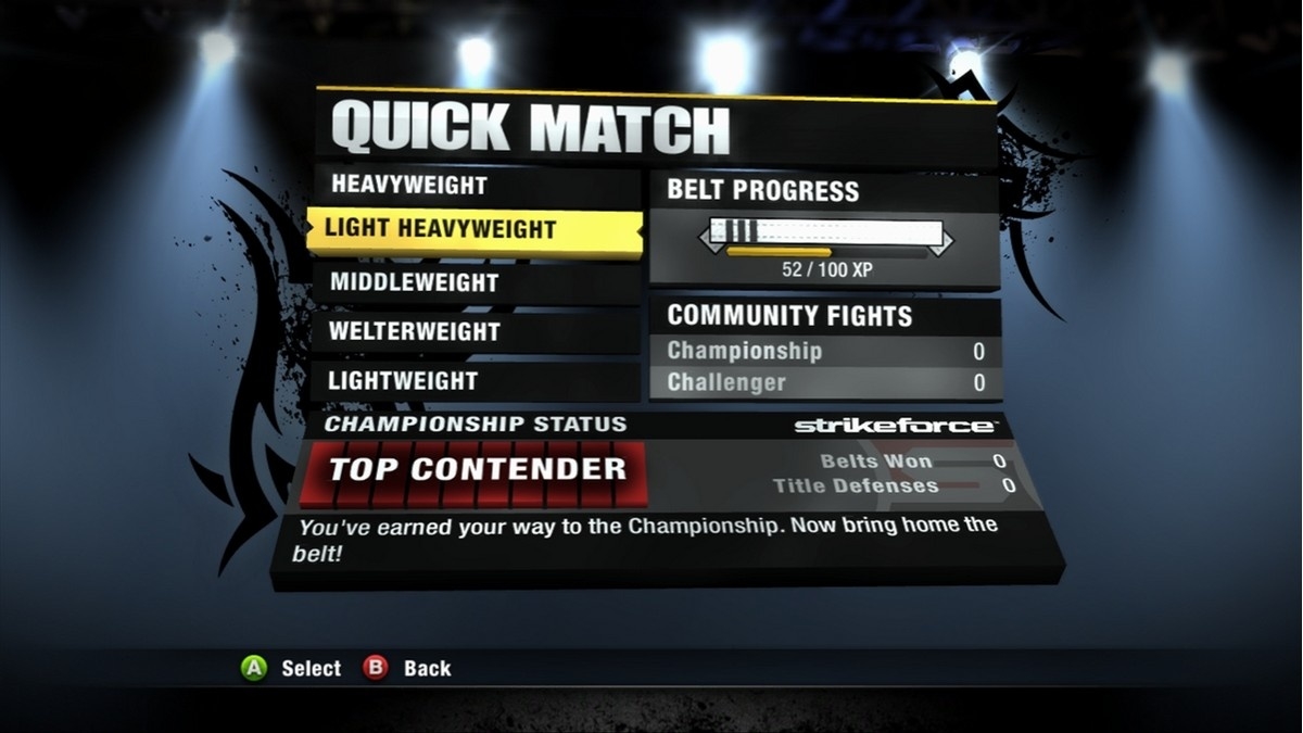 Скриншот из игры EA Sports MMA под номером 54