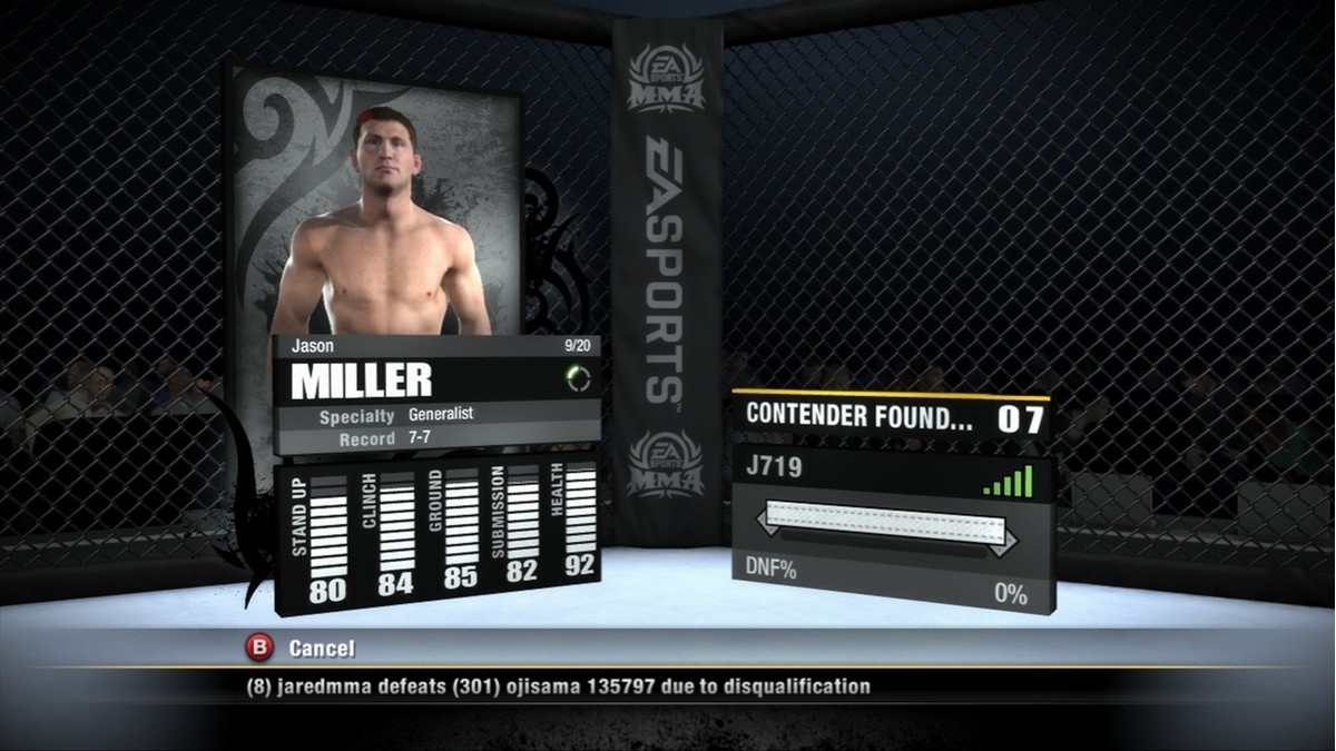Скриншот из игры EA Sports MMA под номером 57