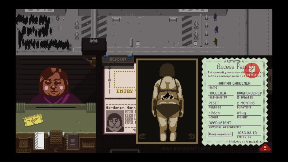 Скриншот из игры Papers, Please под номером 18