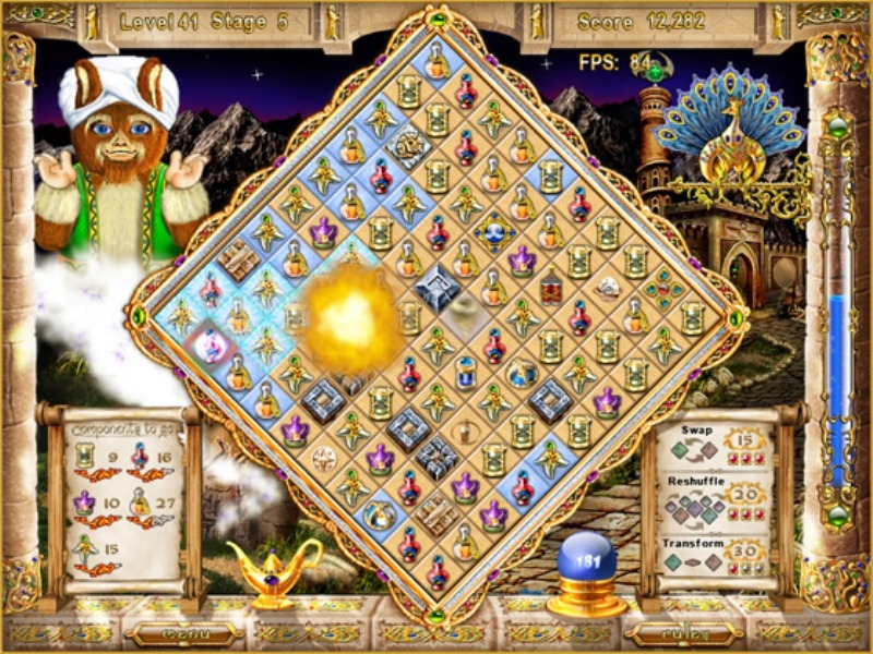 Скриншот из игры Magic Match: The Genie