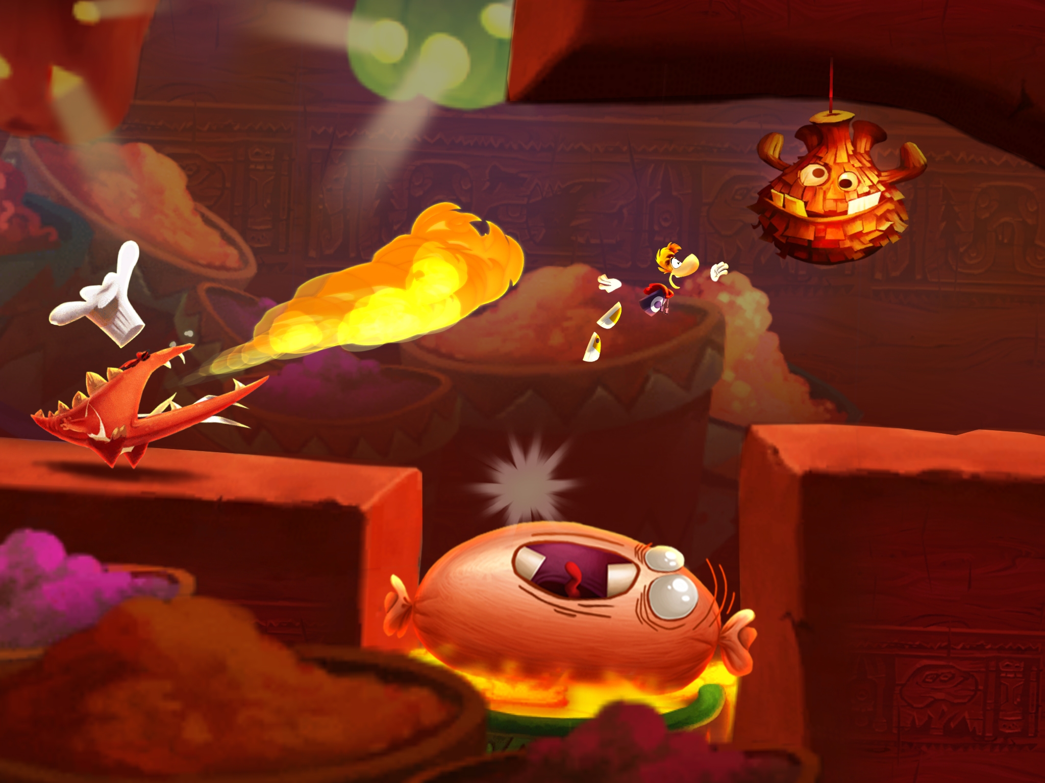 Скриншот из игры Rayman: Fiesta Run под номером 2
