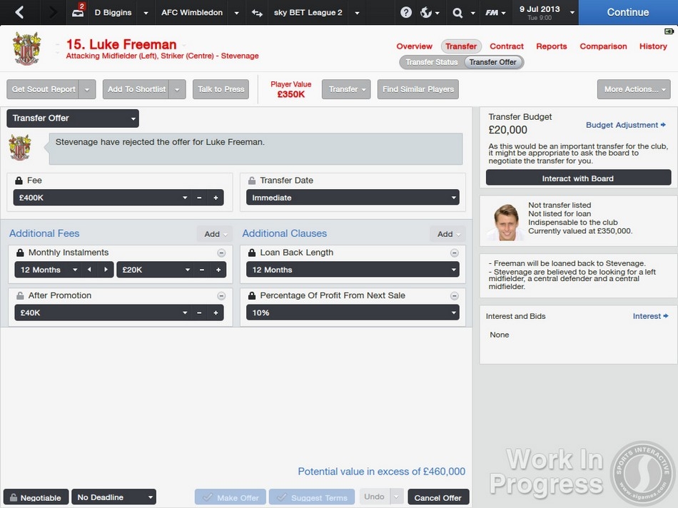 Скриншот из игры Football Manager 2014 под номером 10