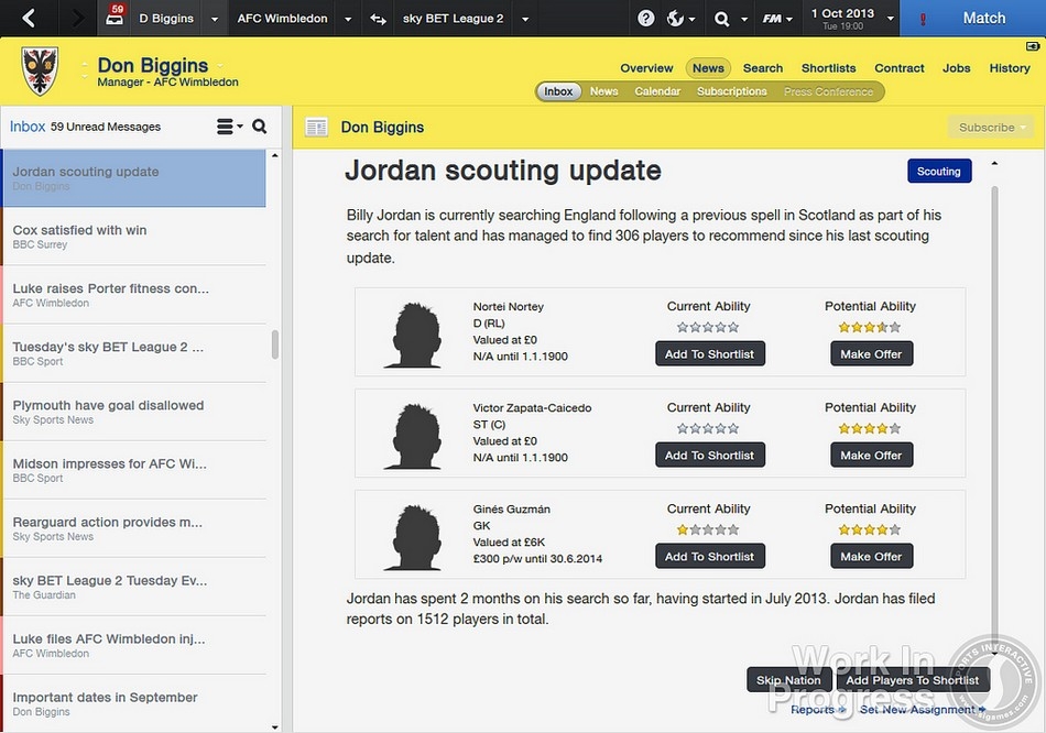 Скриншот из игры Football Manager 2014 под номером 13