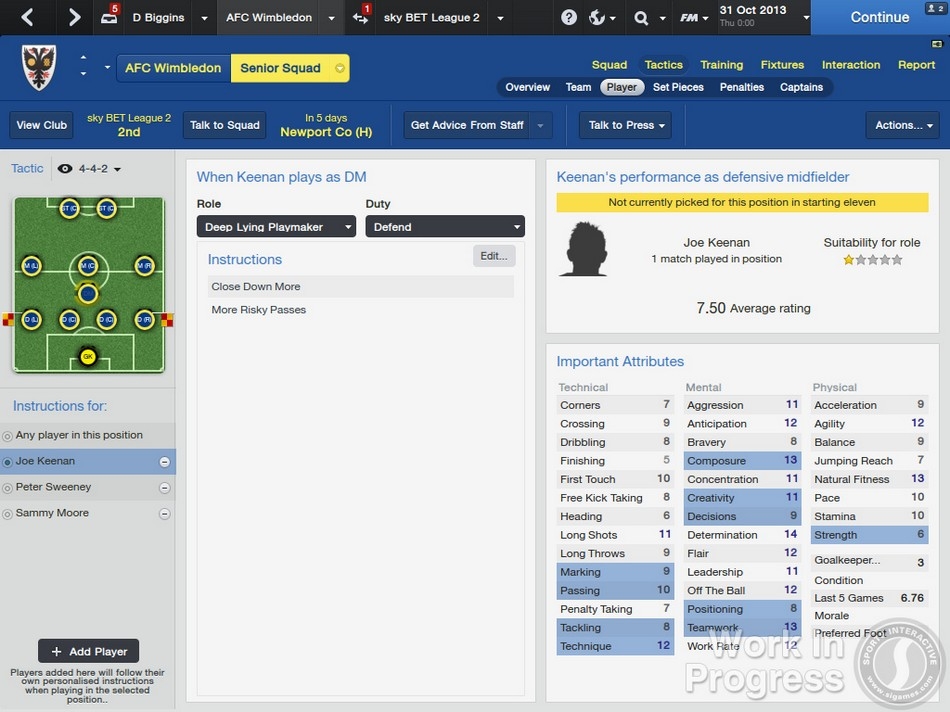 Скриншот из игры Football Manager 2014 под номером 22