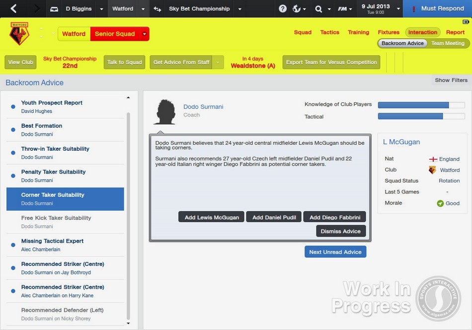 Скриншот из игры Football Manager 2014 под номером 35