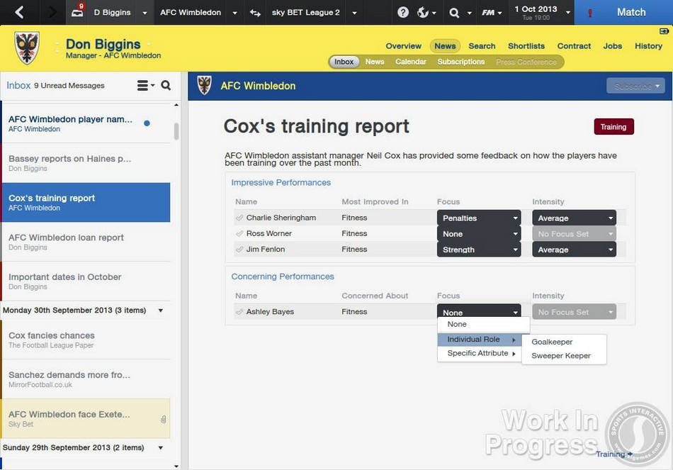 Скриншот из игры Football Manager 2014 под номером 4