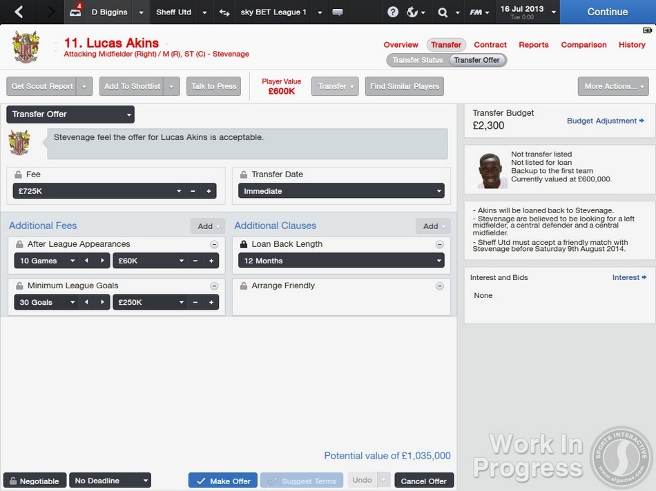 Скриншот из игры Football Manager 2014 под номером 9