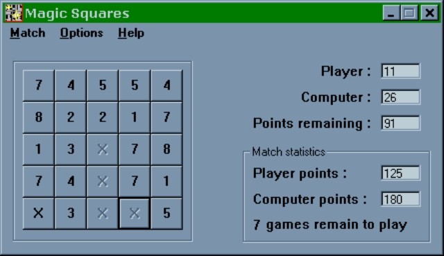 Скриншот из игры Magic Squares под номером 4