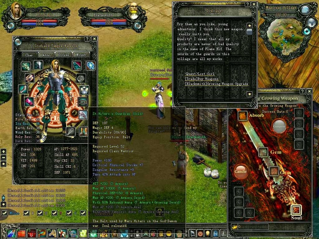 Скриншот из игры Magic World Online под номером 19