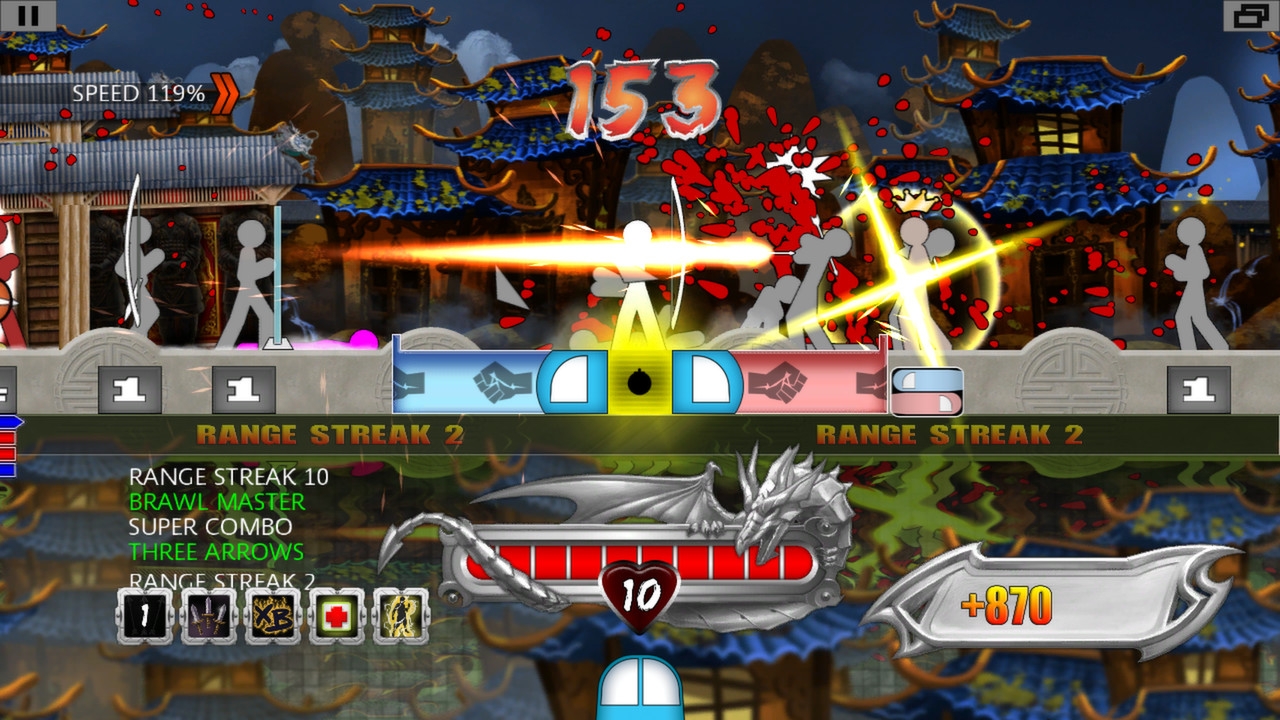Скриншот из игры One Finger Death Punch под номером 9