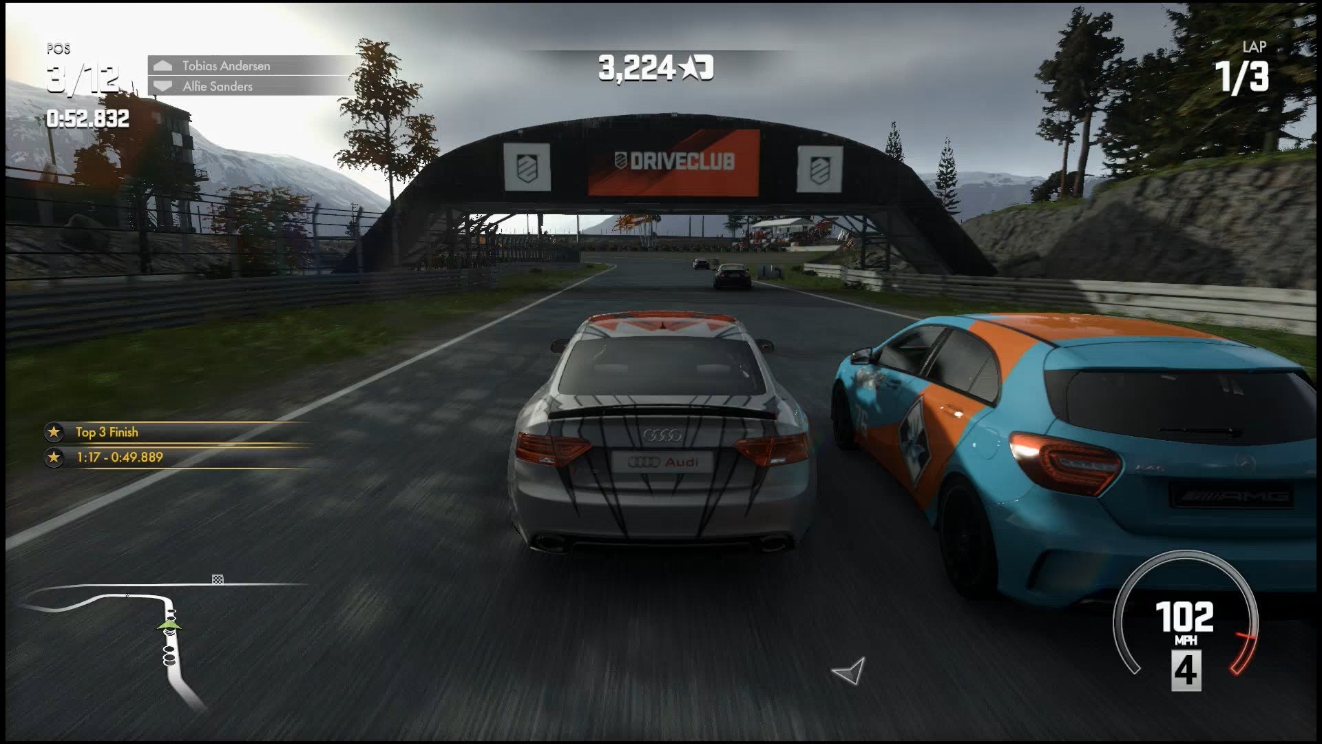 Скриншот из игры Driveclub под номером 5