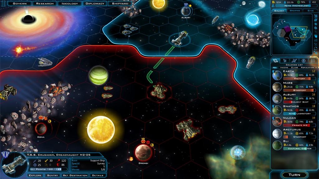 Скриншот из игры Galactic Civilizations 3 под номером 4