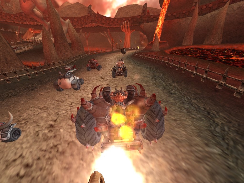 Скриншот из игры Earache Extreme Metal Racing под номером 14