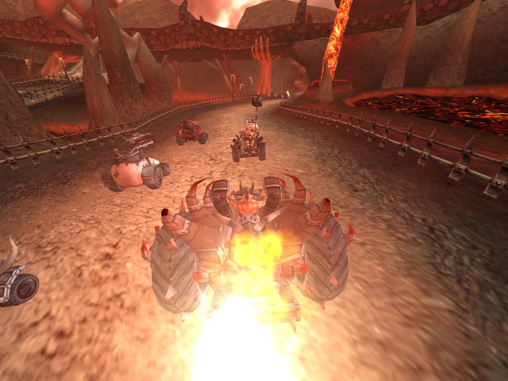 Скриншот из игры Earache Extreme Metal Racing под номером 15