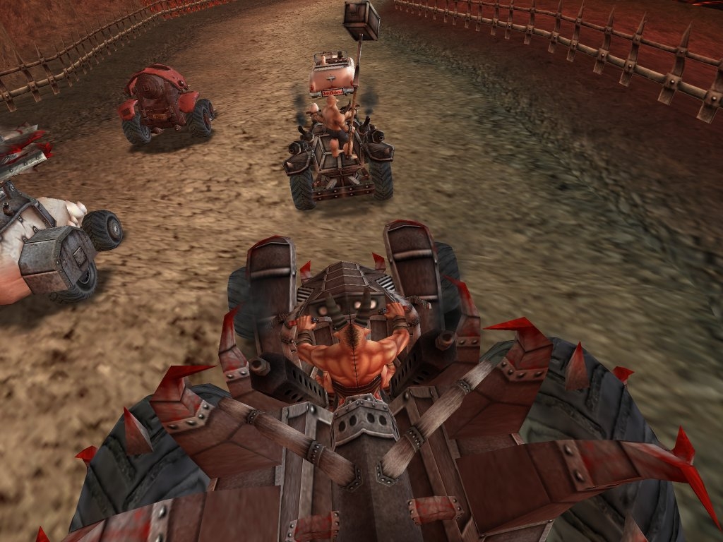 Скриншот из игры Earache Extreme Metal Racing под номером 18