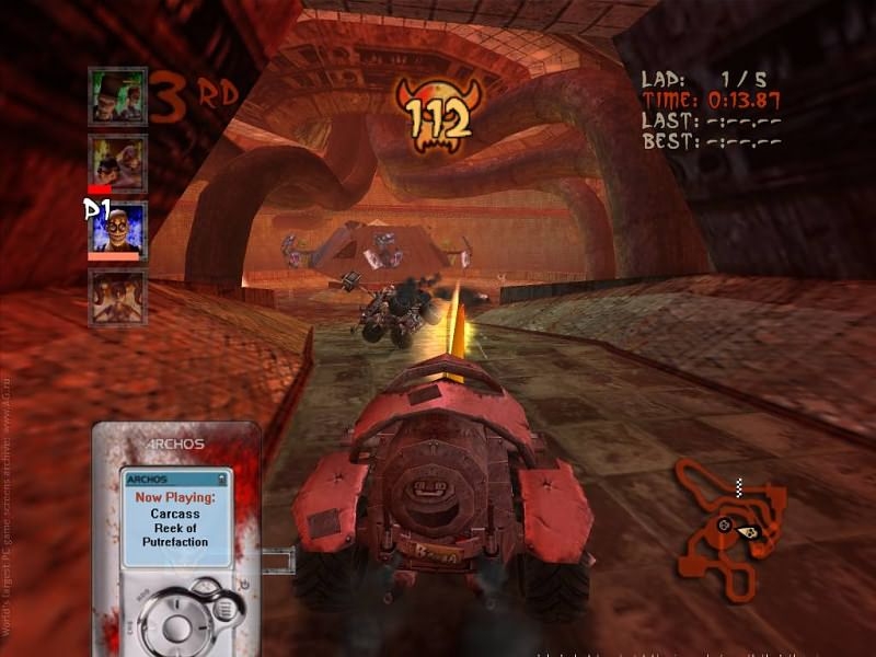 Скриншот из игры Earache Extreme Metal Racing под номером 21