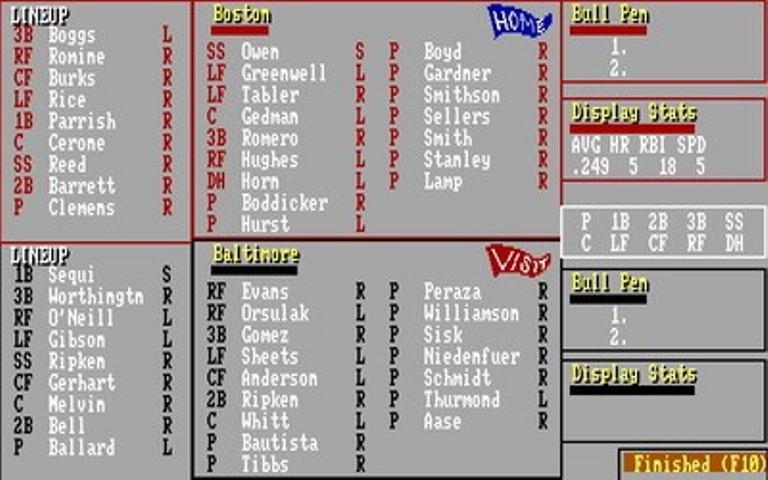 Скриншот из игры Earl Weaver Baseball под номером 10