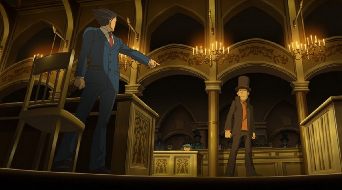 Скриншот из игры Professor Layton vs. Ace Attorney под номером 9
