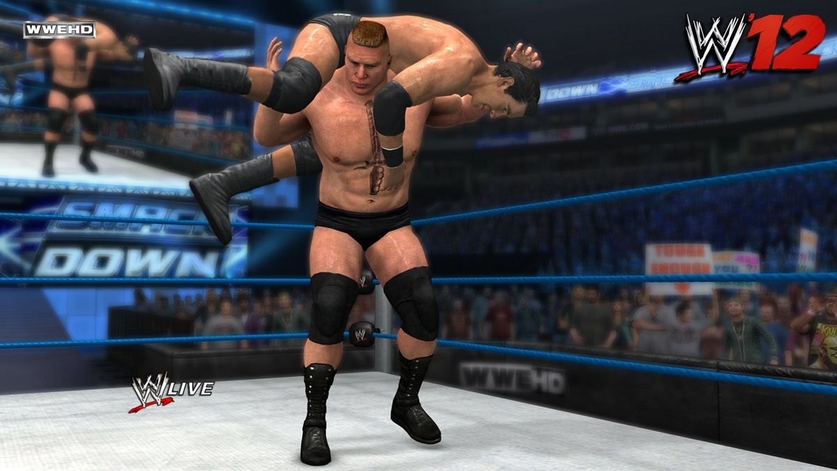 Скриншот из игры WWE 
