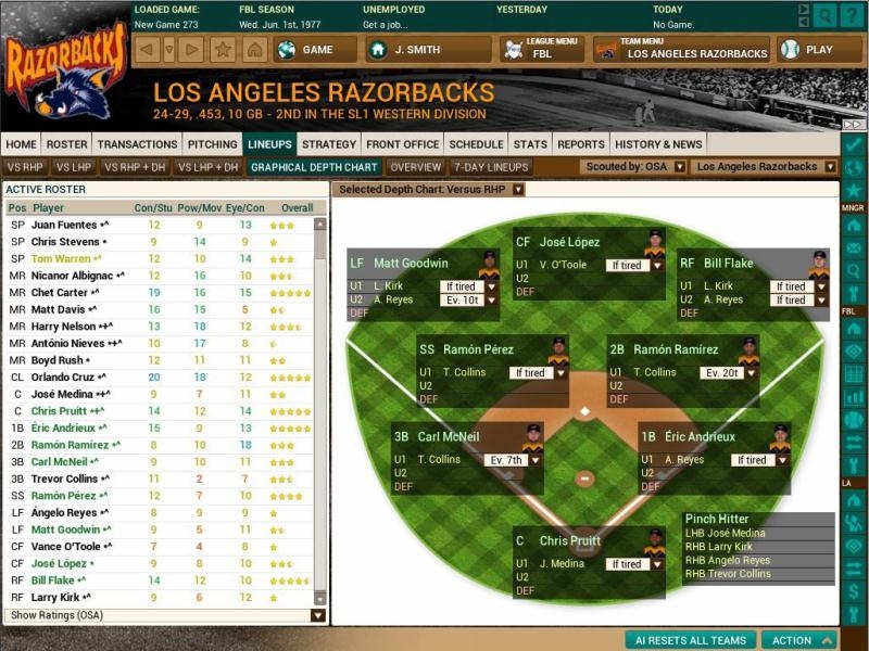 Скриншот из игры Out of the Park Baseball 14 под номером 12