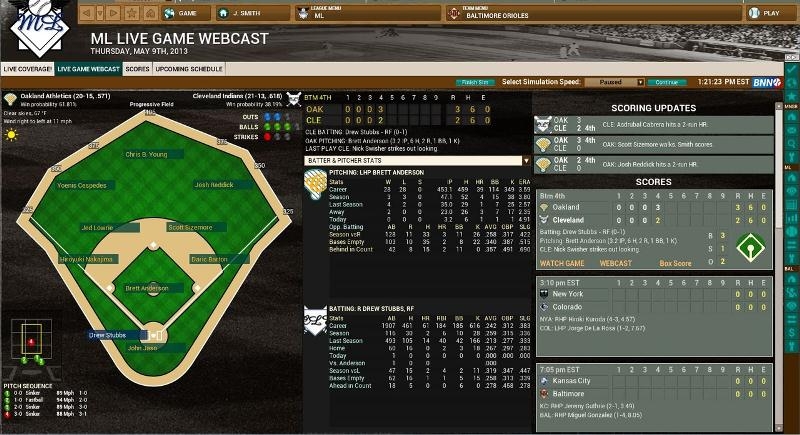 Скриншот из игры Out of the Park Baseball 14 под номером 3