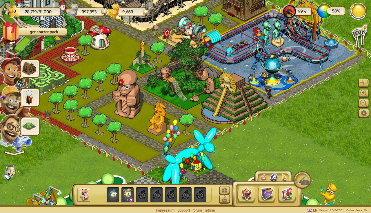 Скриншот из игры Coasterado под номером 1