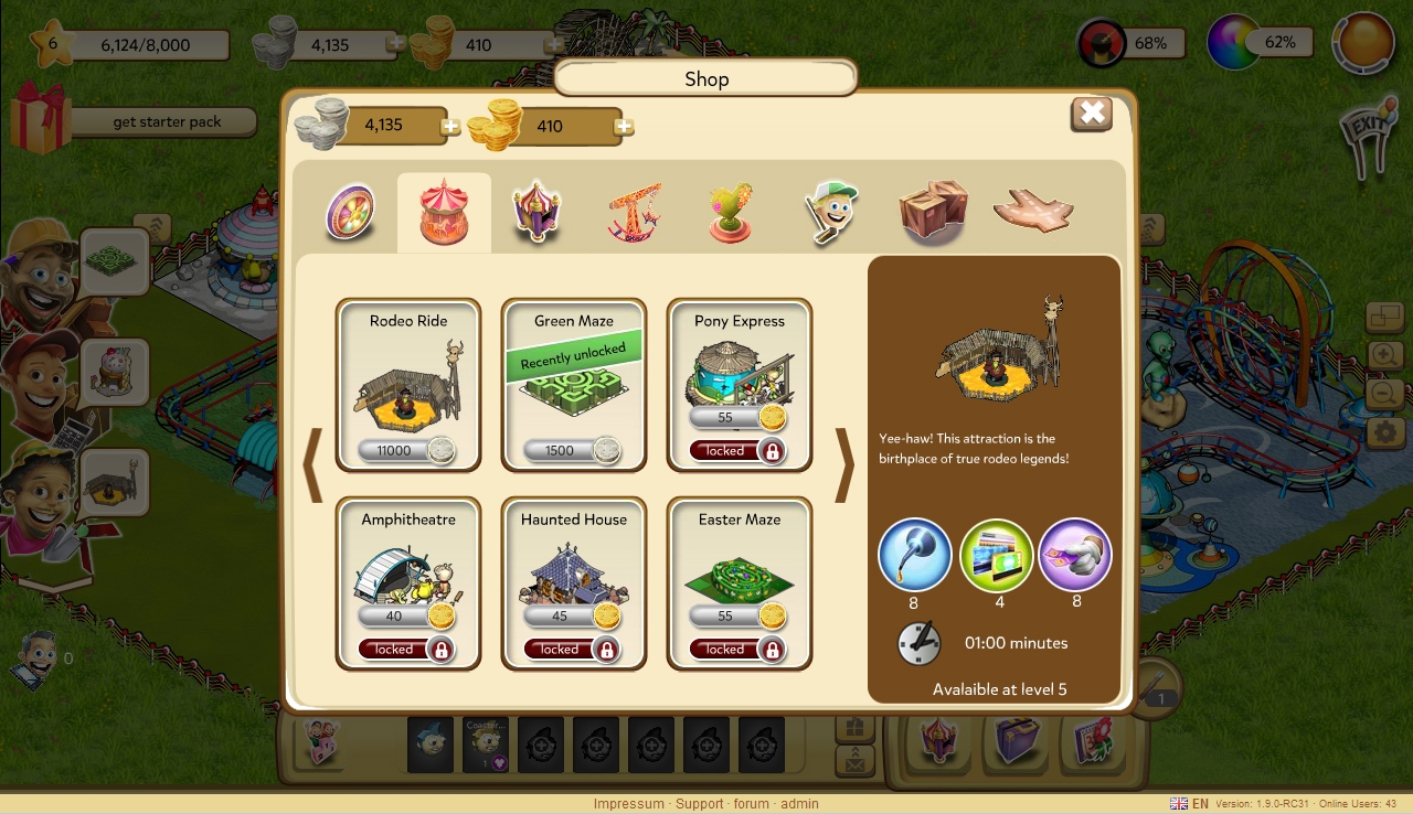 Скриншот из игры Coasterado под номером 12