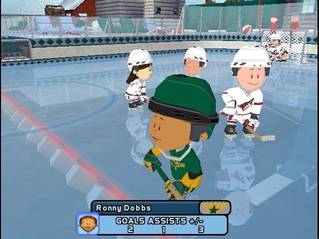 Скриншот из игры Backyard Hockey 2005 под номером 1