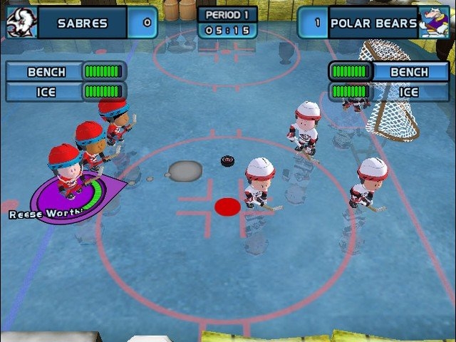 Скриншот из игры Backyard Hockey 2005 под номером 5