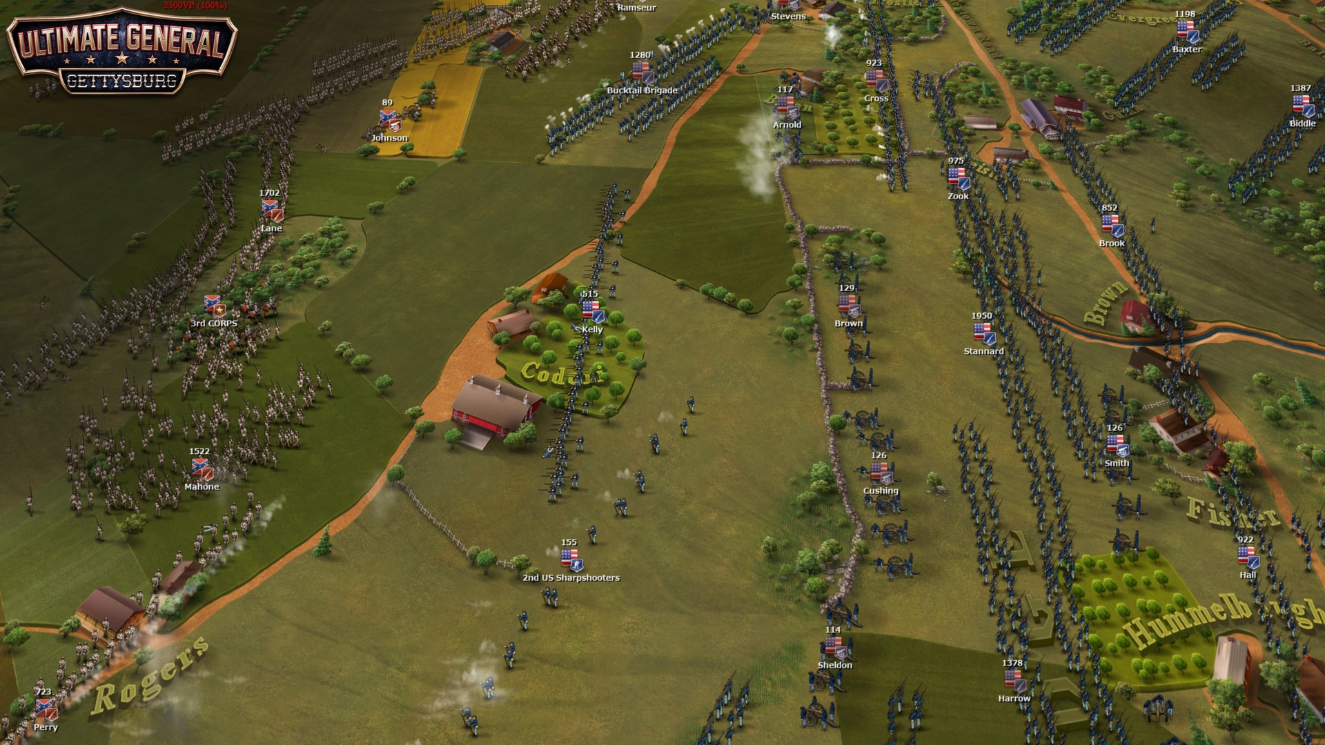 Скриншот из игры Ultimate General: Gettysburg под номером 15