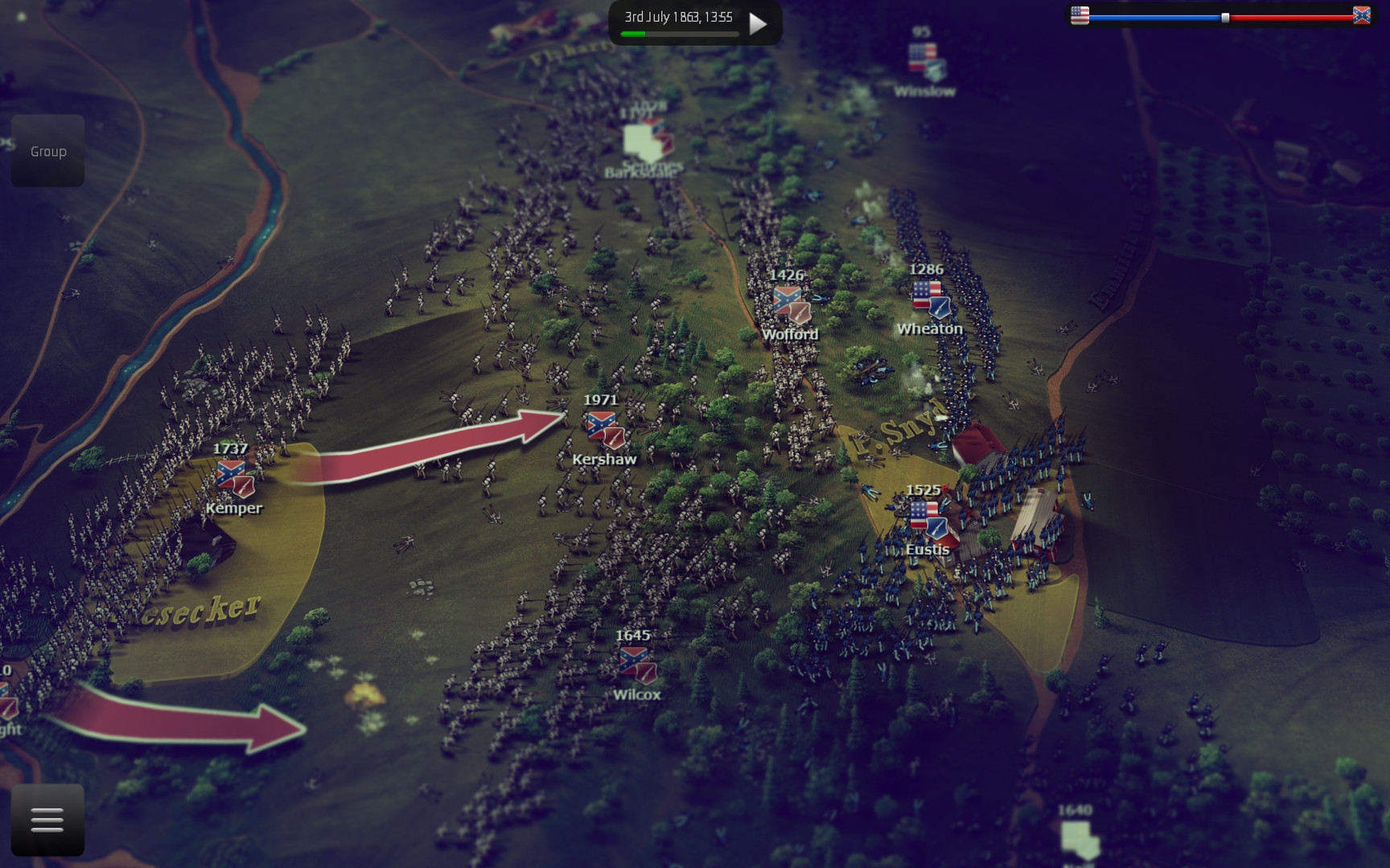 Скриншот из игры Ultimate General: Gettysburg под номером 2