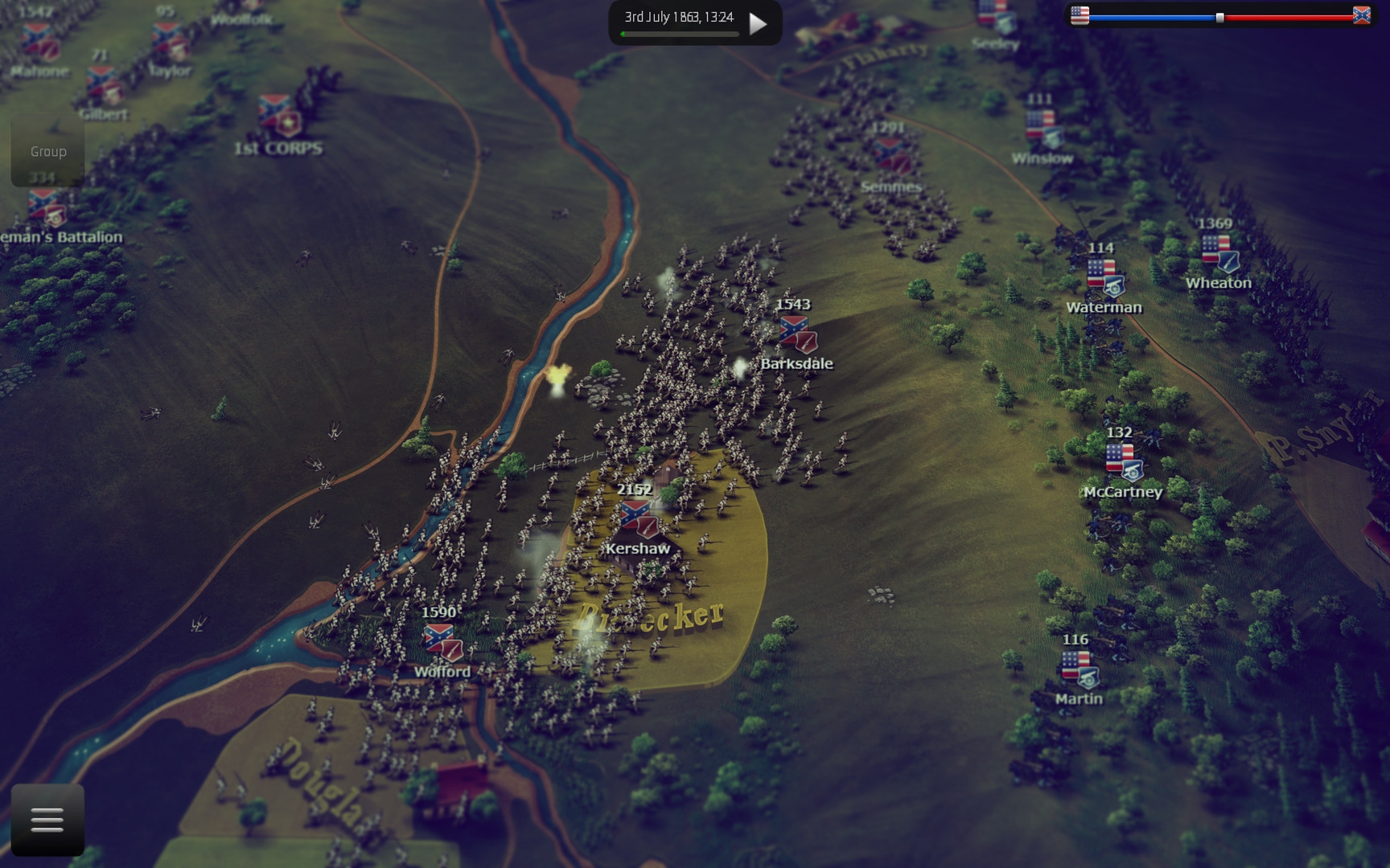 Скриншот из игры Ultimate General: Gettysburg под номером 3