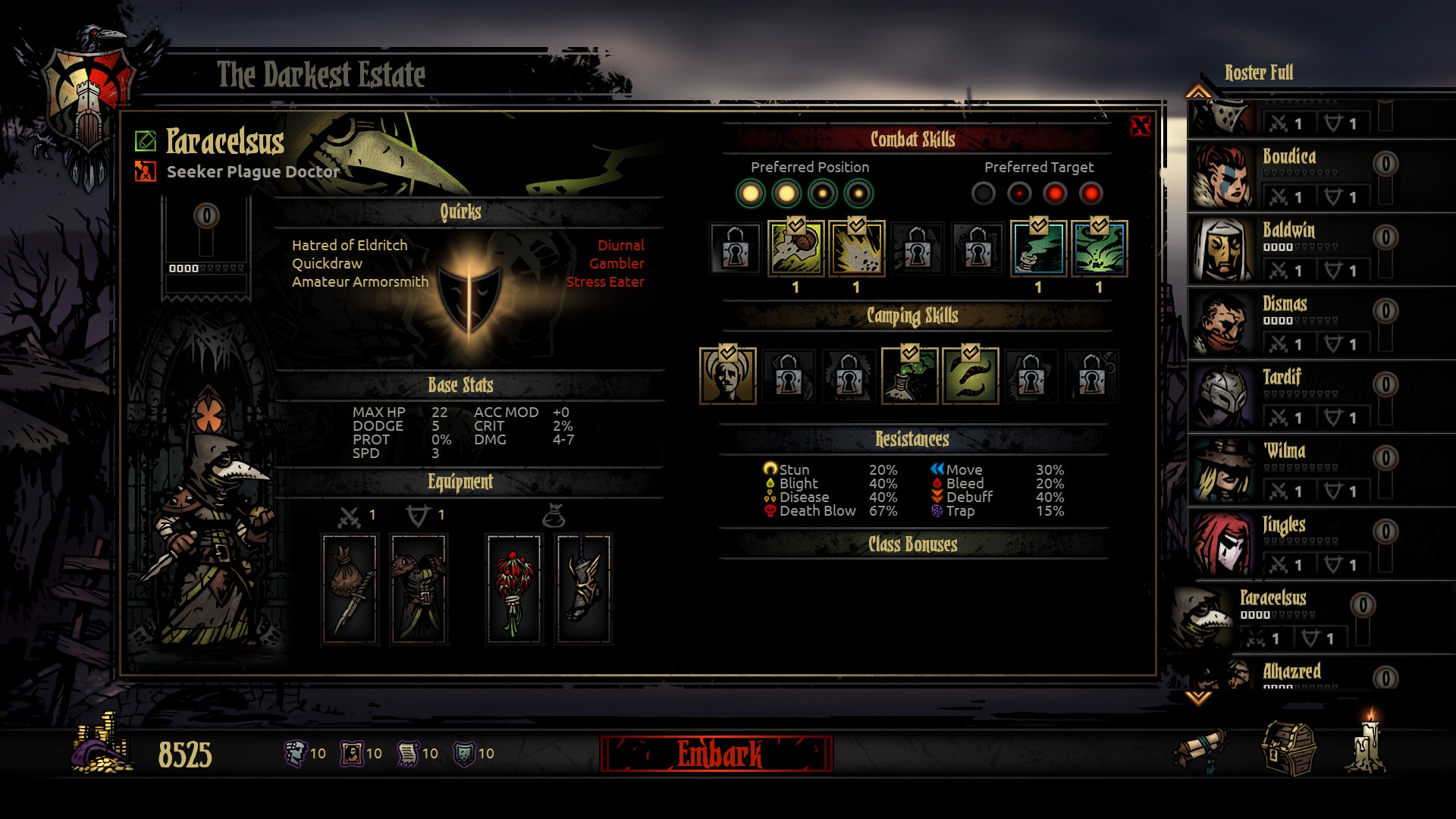 Скриншот из игры Darkest Dungeon под номером 10